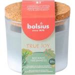 Bolsius Bolsius Polska Sprzedaż sp. z o. o. Ароматна свещ Bolsius в стъкло с корков капак, 80x75 мм, True Joy Botanic Freshness