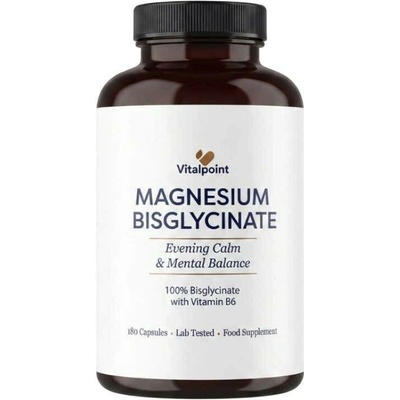 Vitalpoint Premium Magnesium Bisglycinate + B6 180 kapslí