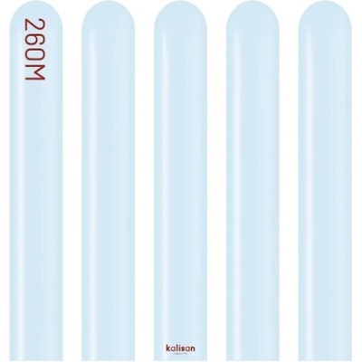 Kalisan Balloons Modelovací balonky světle modré, Macaron Baby Blue 260M –
