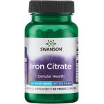 Swanson Iron Citrate, 25 mg, 60 растителни капсули, Swanson (SW1377)