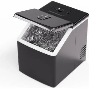 Klarstein Clearcube машина за ледени кубчета, кристален лед, 13 кг/24 ч (Kla-ClearC-ICE4-BK) (Kla-ClearC-ICE4-BK) - electronic-star Ледогенератор