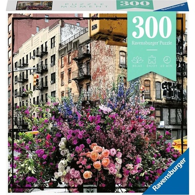 RAVENSBURGER Moment: Květiny v New Yorku 300 dílků