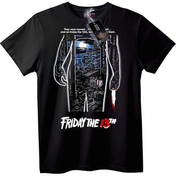 NOONEBRAND Тениска Петък 13-ти Ужаси - XS, White