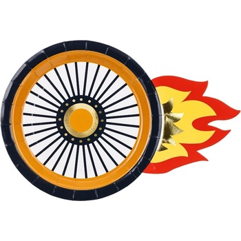 Party Deco Парти Чинии "Огнена Гума