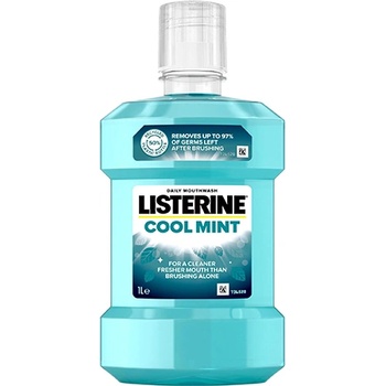 LISTERINE Cool Mint Mouthwash вода за уста 1000 мл унисекс 1 бр