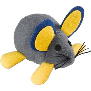 Ferplast Cloth mouse spring - Забавна котешка играчка - вибрираща мишка, 10 / 5, 5 см - ø 11 см