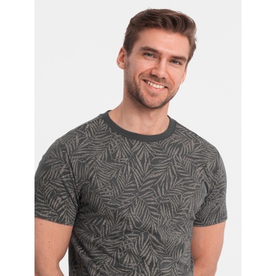 Ombre Clothing Тъмно сиво Мъжка шарена тениска Ombre Облекло Ombre Clothing | Siv | МЪЖЕ | S