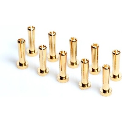 LRP Electronic 4mm/G4 Gold Wor ks Team/zlaté konektory 18mm 10 ks
