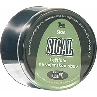 SIGA 517100680000 Globín na boty černý 250g Černá