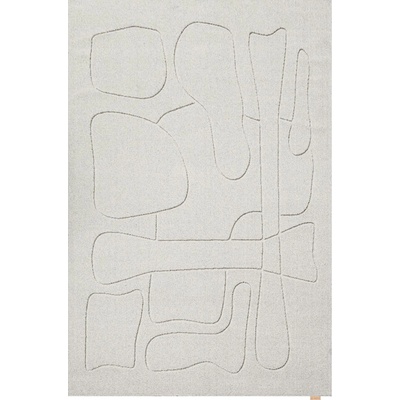 Agnella Светлосив вълнен килим 200x300 cm Morphic - Agnella (5901760398282)