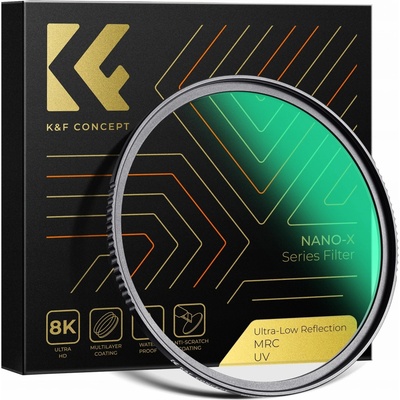 K&F Concept UV Ultra Low Reflection 8k UV MRC Nano X Slim 58 mm