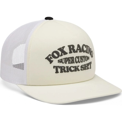 FOX Racing FOX Trick Mesh Trucker Hat Off White