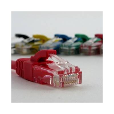 Netrack BZPAT1UR patch RJ45, Cat 5e UTP, 1m, červený