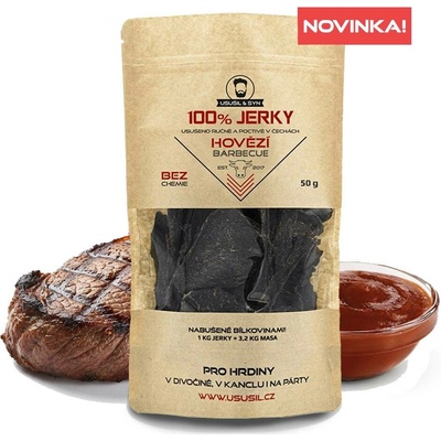 Usušil & Syn 100% jerky hovězí Barbecue 50 g