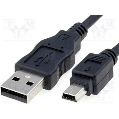 Goobay 45740 USB 2.0, USB A vidlice,USB B mini vidlice, 1m, černý