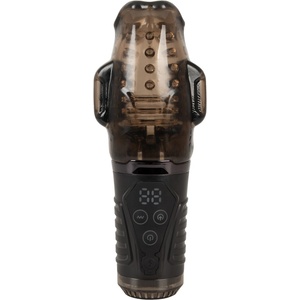You2Toys Sucking Masturbator with Dual Vibration Black