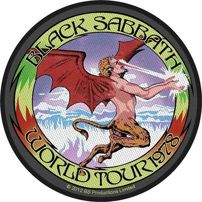 Nažehlovačka Black Sabbath - World Tour 1978