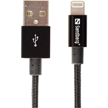Sandberg 480-12 USB na Lightning, 1m, černý
