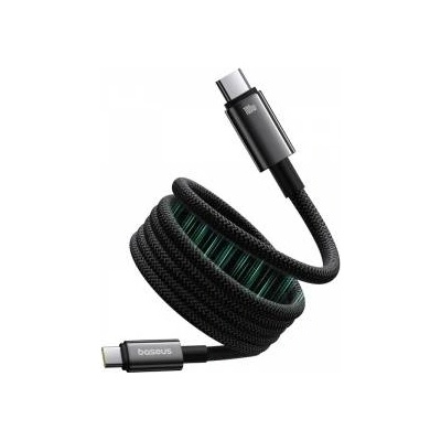 Baseus USB Cable Baseus Tungsten Gold Magnetic USB-C/USB-C 100W 1m - Black