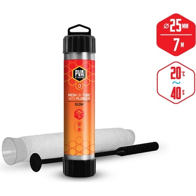 Delphin Pančucha PVA n´tastic TUBA+TĹK 7m 25mm úzka 25mm Pomaly rozpustná