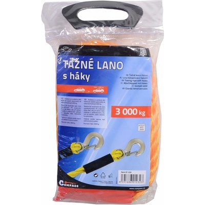 Compass Lano ťažné 3 t s karabínami