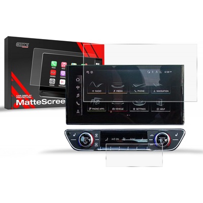 GRIZZ Protector, Ochranná fólie na display 2v1 Matte, Audi Q5 II, 2020-2024, Display 10,1"