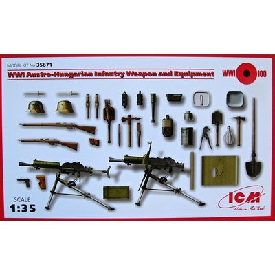 ICM Austrian Hungarian Infantry Weapon and Equipment WWI 1:35