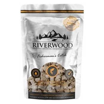 Riverwood - Хрупкави лакомства за кучета, сьомга и бяла риба, 200 гр. / 2 пакета