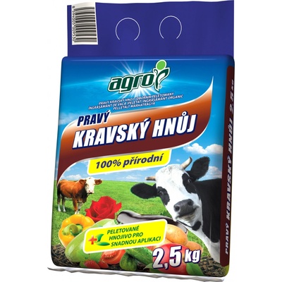AGRO hnoj pravý kravský 2,5kg
