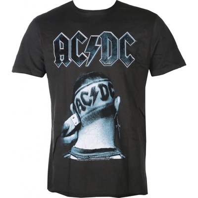 Amplified tričko metal AC-DC Clipped čierna