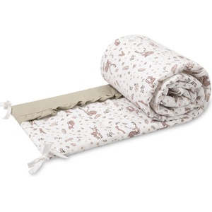  Обиколник за бебешко легло Forest Beige 180х30 Sensillo