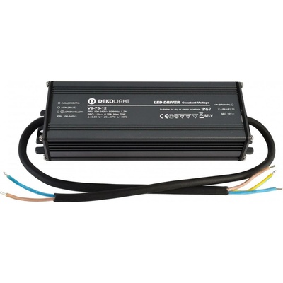 Deko-Light napájení IP, CV, V6-75-12 konstantní napětí 0-6250 mA IP67 12V DC 75,00 W 872084