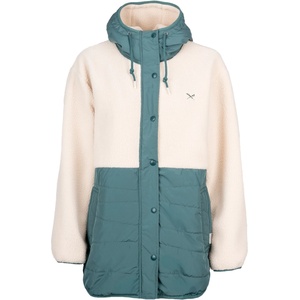 Iriedaily Дамско поларено яке Iriedaily Women's Arctik Long Jacket Fleece jacket - Cool Jungle - размер XS (105-6700-0311)