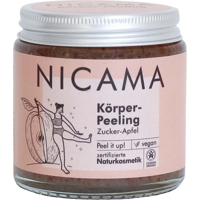 Nicama telový peeling cukrovo jablkový 140 g
