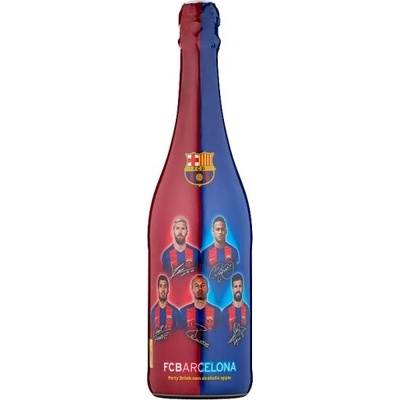 FC Barcelona Nealkoholický sýtený nápoj s jablkovou šťavou 0,75 l