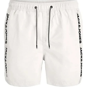JACK & JONES Бански гащета Jack & jones Bali Logo Tape swimming shorts - White (White / Detail White Tape With Black)