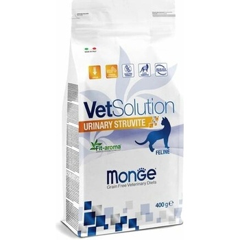 MONGE VetSolution Cat Urinary Struvite diétne suché na rozpúšťanie struvitových kameňov 0,4 kg