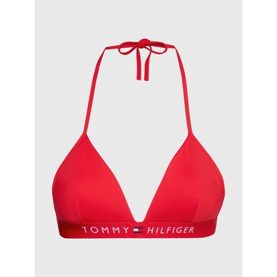 Tommy Hilfiger Горнище Tommy Hilfiger Fixed Triangle Bikini Top - Primary Red