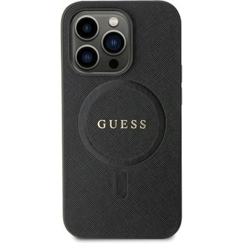 GUESS Кейс Guess GUHMN61PSAHMCK за iPhone 11 / Xr, черен, Saffiano MagSafe (KXG0073373)