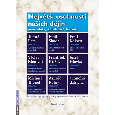 Největší osobnosti našich dějin - Průmyslníci, podnikatelé, bankéři - Karel Foltin