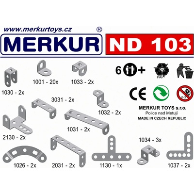 Merkur ND 103 pásiky a oblúky