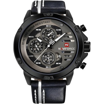 Naviforce Часовник naviforce pr-2843 - Черен / Сив kp2843 (pr-2843)