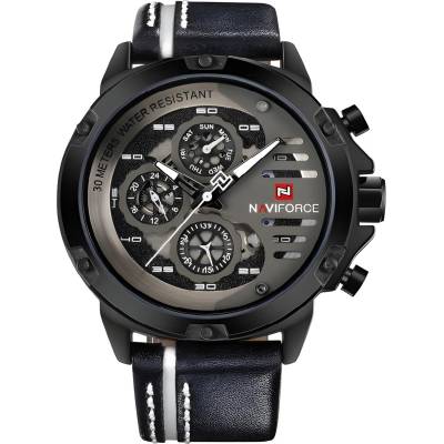 Naviforce Часовник naviforce pr-2843 - Черен / Сив kp2843 (pr-2843)