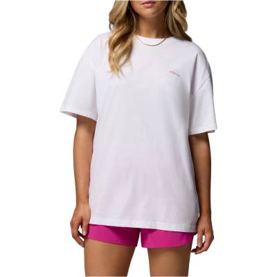 Columbia Дамска тениска Columbia Women's Rolling Bend Graphic Oversized Tee T-shirt - White / Floral Groove (916-5699-0414)