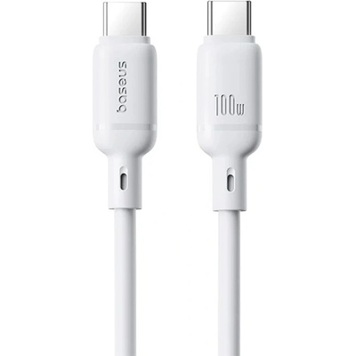 Baseus P10377704213-00 Silky USB-C/USB-C 1m bílý