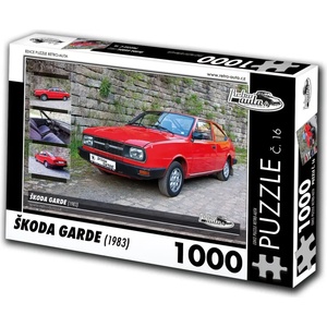 Retro cars - Puzzle Škoda Garde (1983) - 1 000 piese