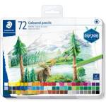 STAEDTLER Комплект цветни моливи, шестоъгълни, метална кутия, staedtler "146 c", 72 различни цвята 146c m72 (146c m72)