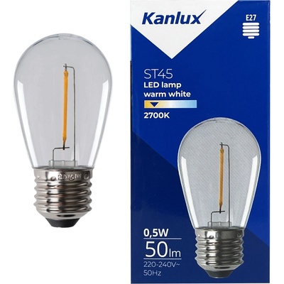 Kanlux ST45 LED 0,5W E27-WW