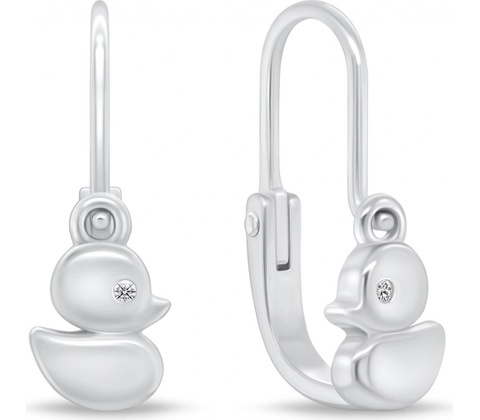 Brilio Silver náušnice EA186W