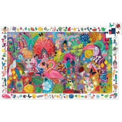 DJECO - Детски пъзел за наблюдателност - Карнавал в Рио - 200 части (DJ07452)